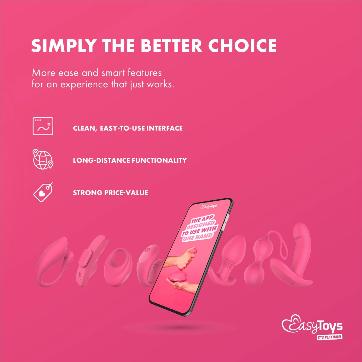 EasyConnect - Wearable Vibrator Ivy app-controlled