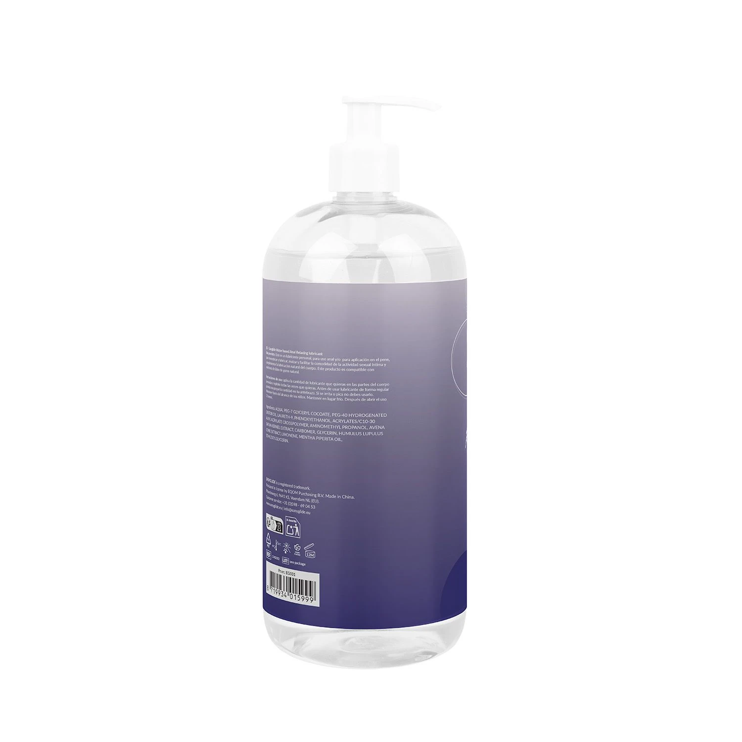 EasyGlide Anal Relaxing Lubricant - 1000 ml
