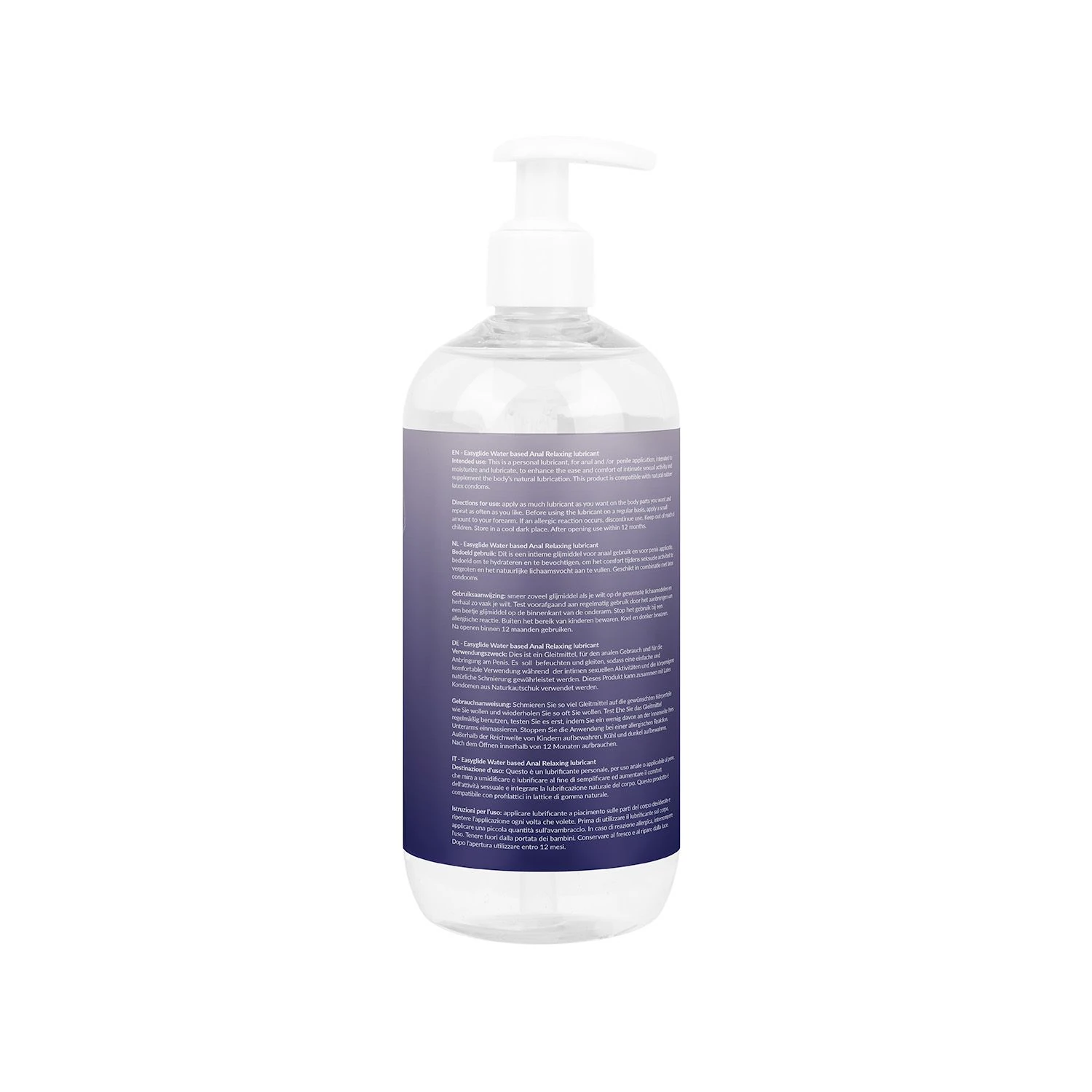 EasyGlide Anal Relaxing Lubricant - 500 ml