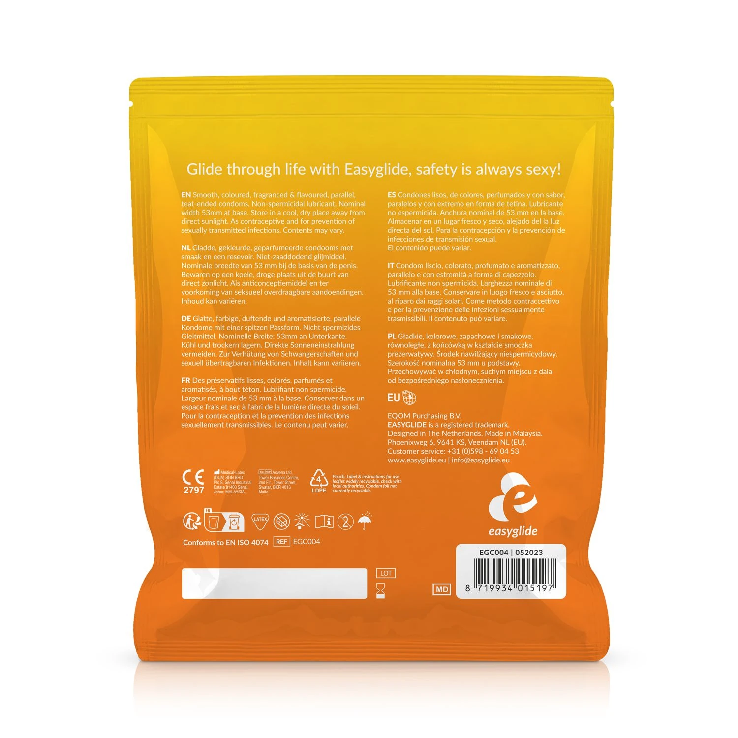 EasyGlide - Flavored Condoms - 40 pieces