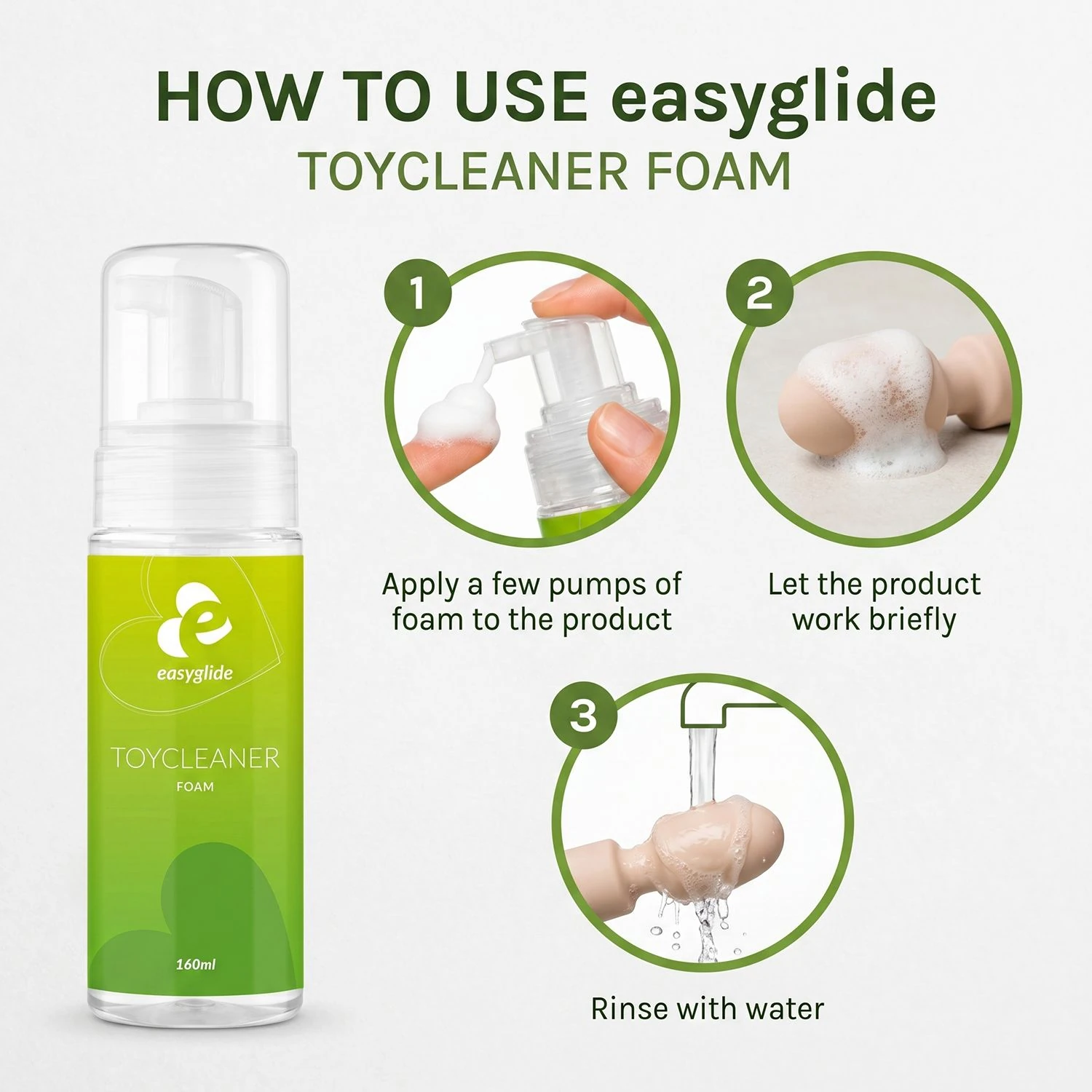 EasyGlide - Foam Toy Cleaner - 160 ml