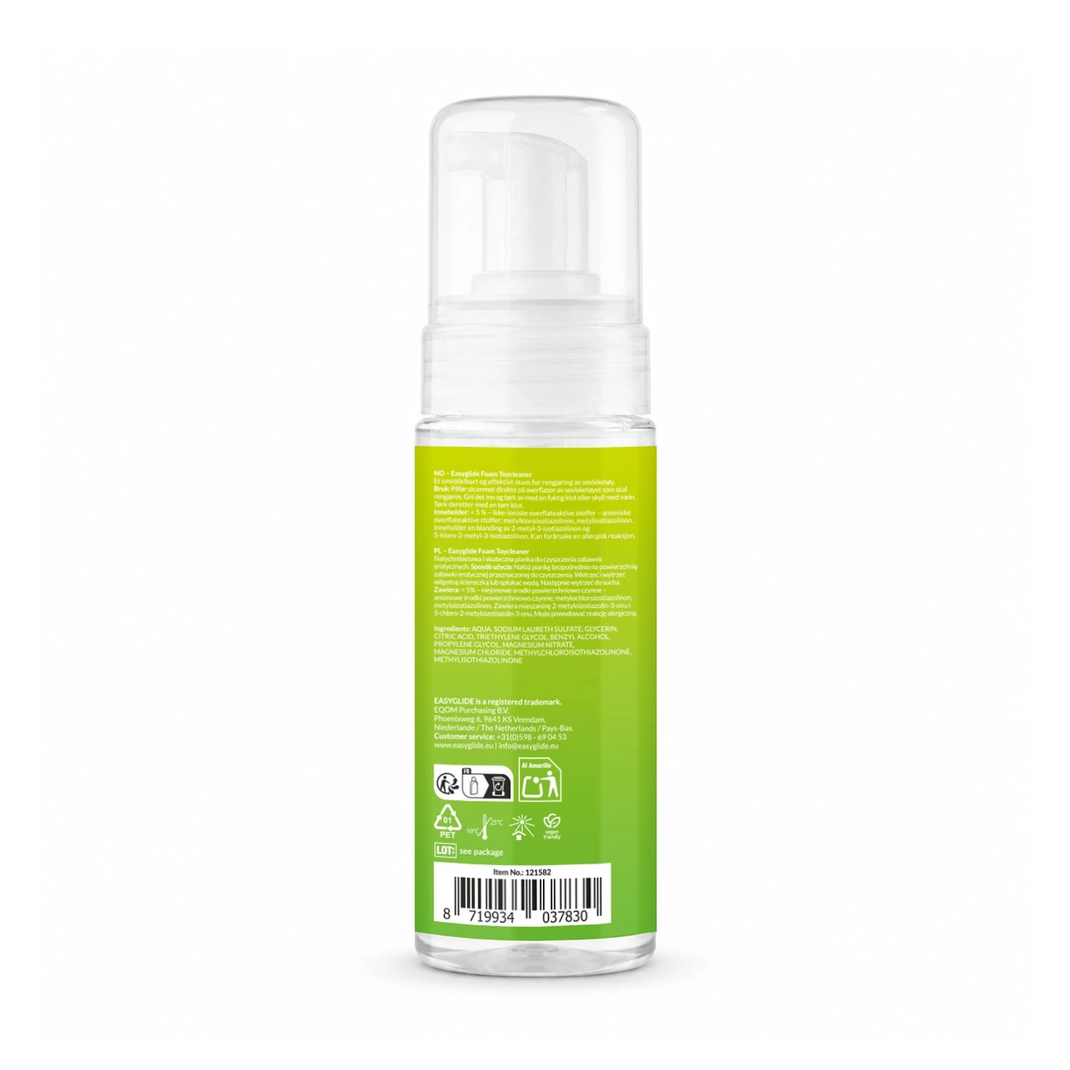 EasyGlide - Foam Toy Cleaner - 160 ml
