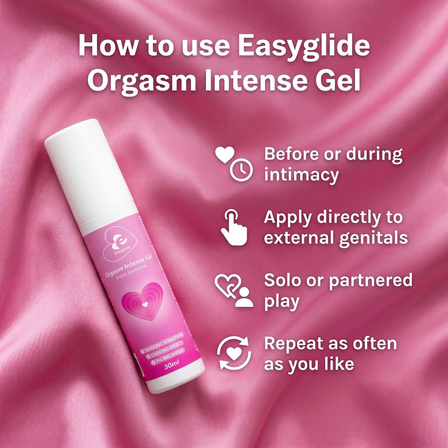 EasyGlide - Orgasm Intense Gel - 30 ml