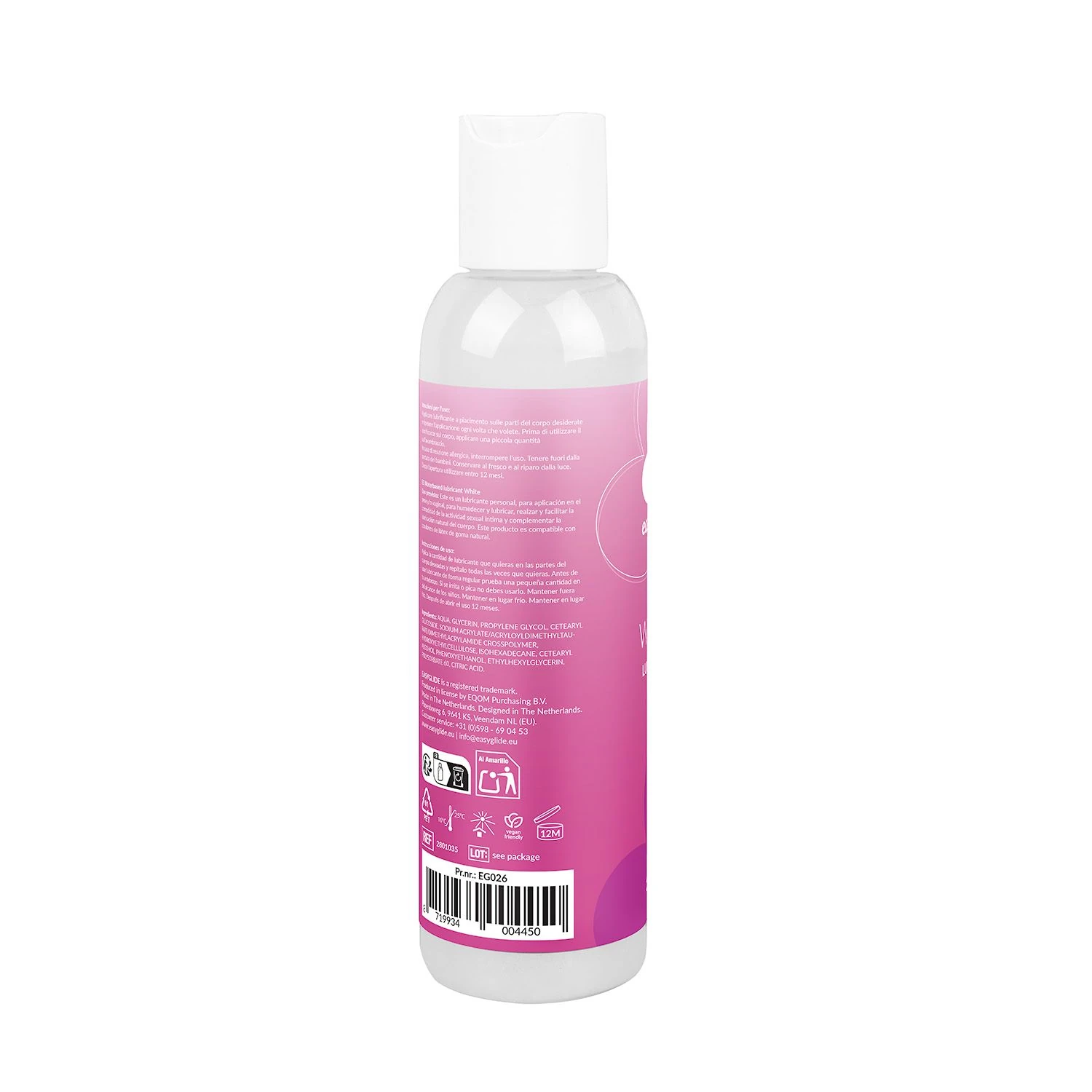 EasyGlide - White Water-Based Lubricant - 150 ml