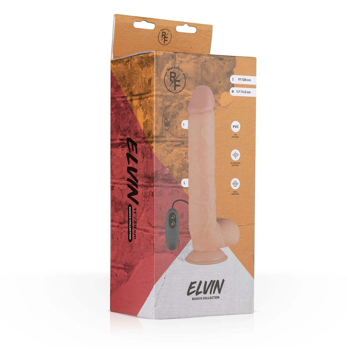 Elvin Realistic Vibrator - 27,50 cm