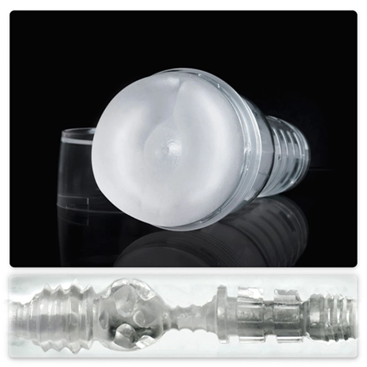 Fleshlight – Ice Butt Crystal Masturbator – Clear