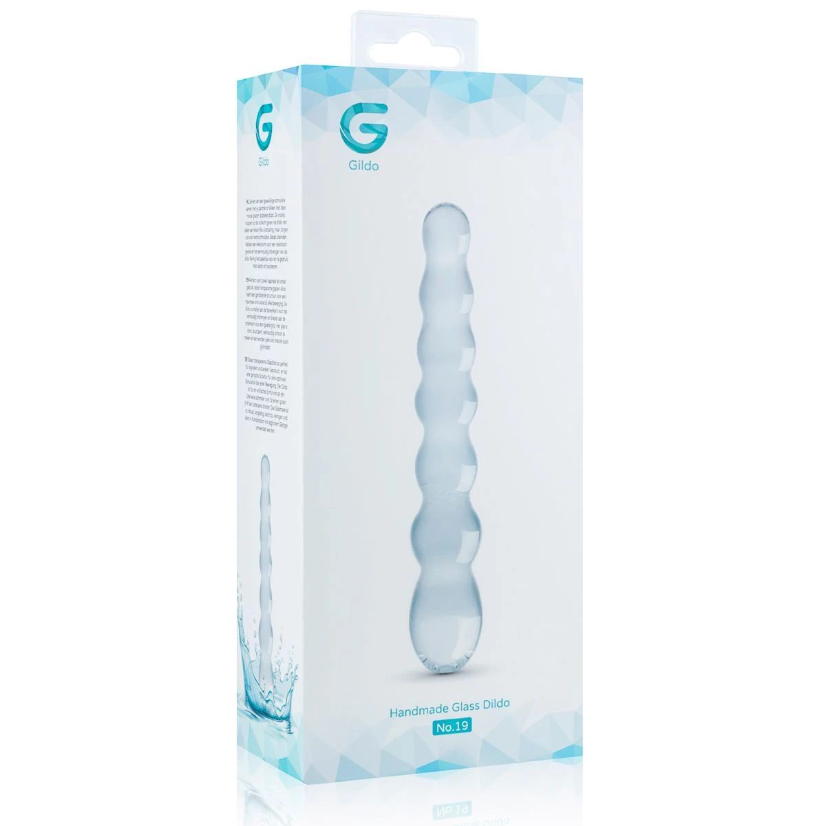 Gildo - Beaded Glass Dildo No. 19 - 20 cm