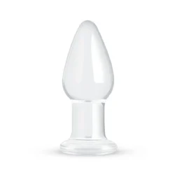 Gildo - Clear Glass Buttplug - 9,4 cm