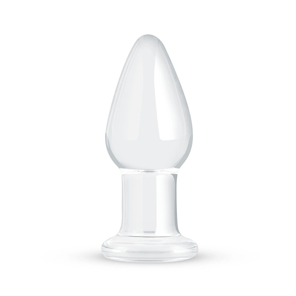 Gildo - Clear Glass Buttplug - 9,4 cm