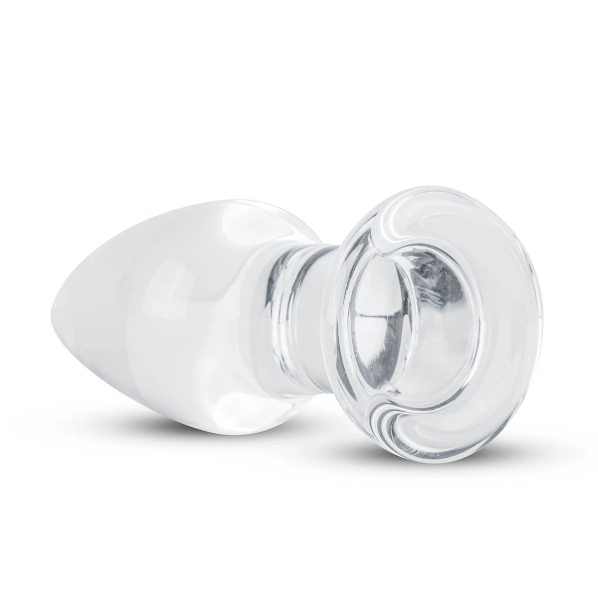 Gildo - Clear Glass Buttplug - 9,4 cm