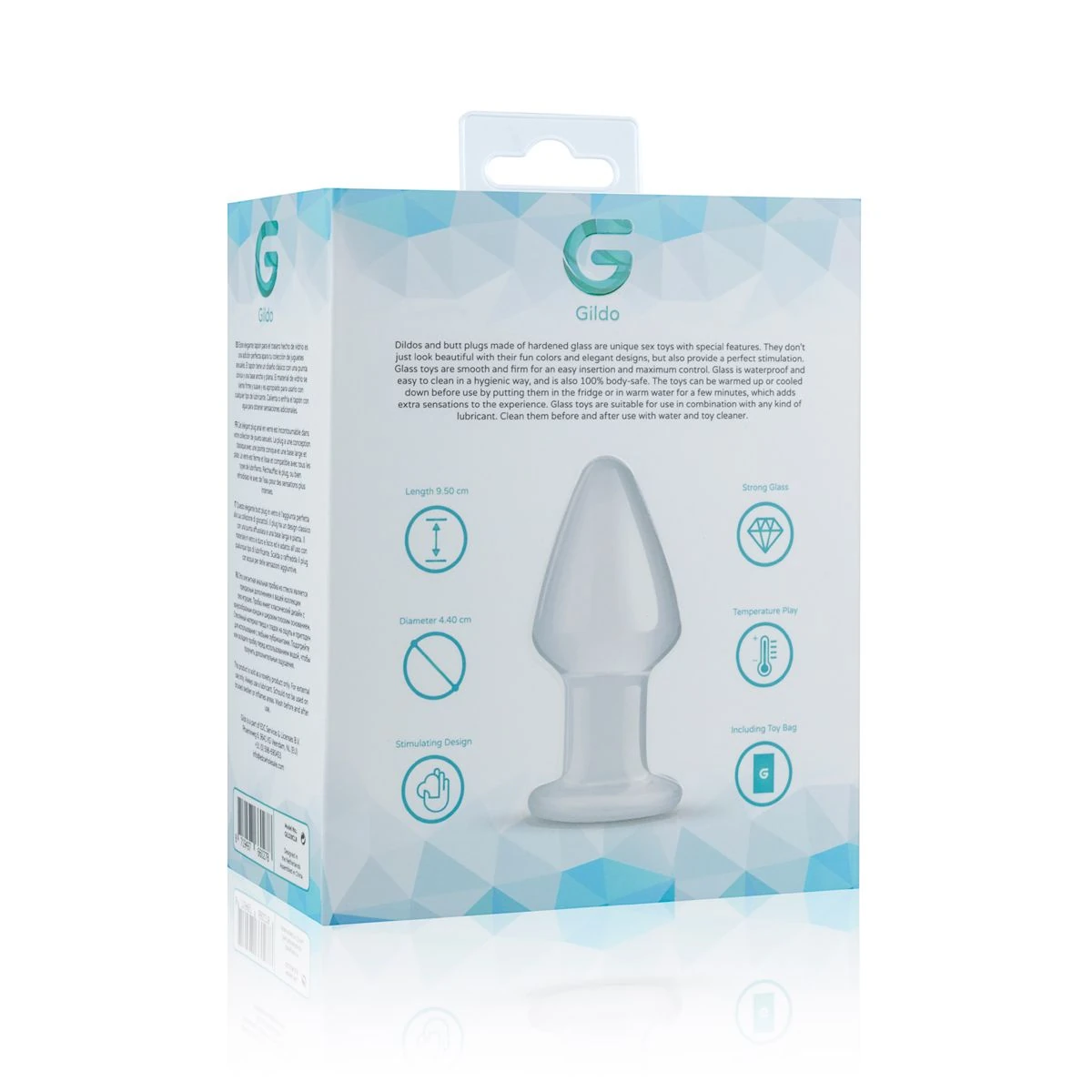 Gildo - Glass Buttplug No. 25 - 9,5 cm
