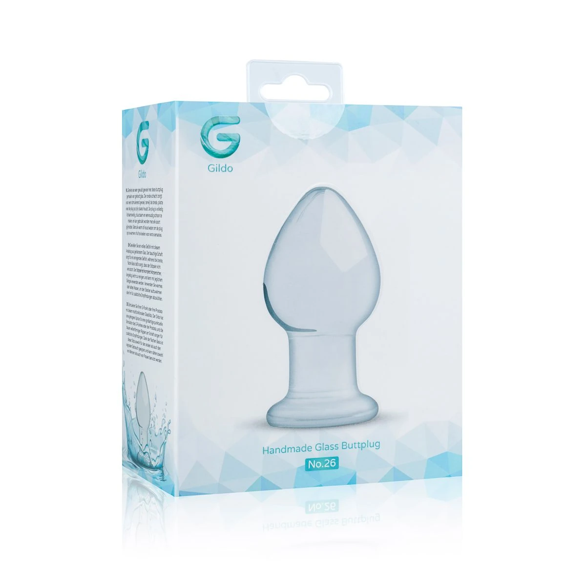 Gildo - Glass Buttplug No. 26 - 9 cm