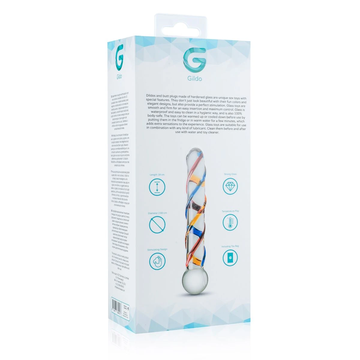 Gildo - Glass Dildo No. 10 - 18 cm