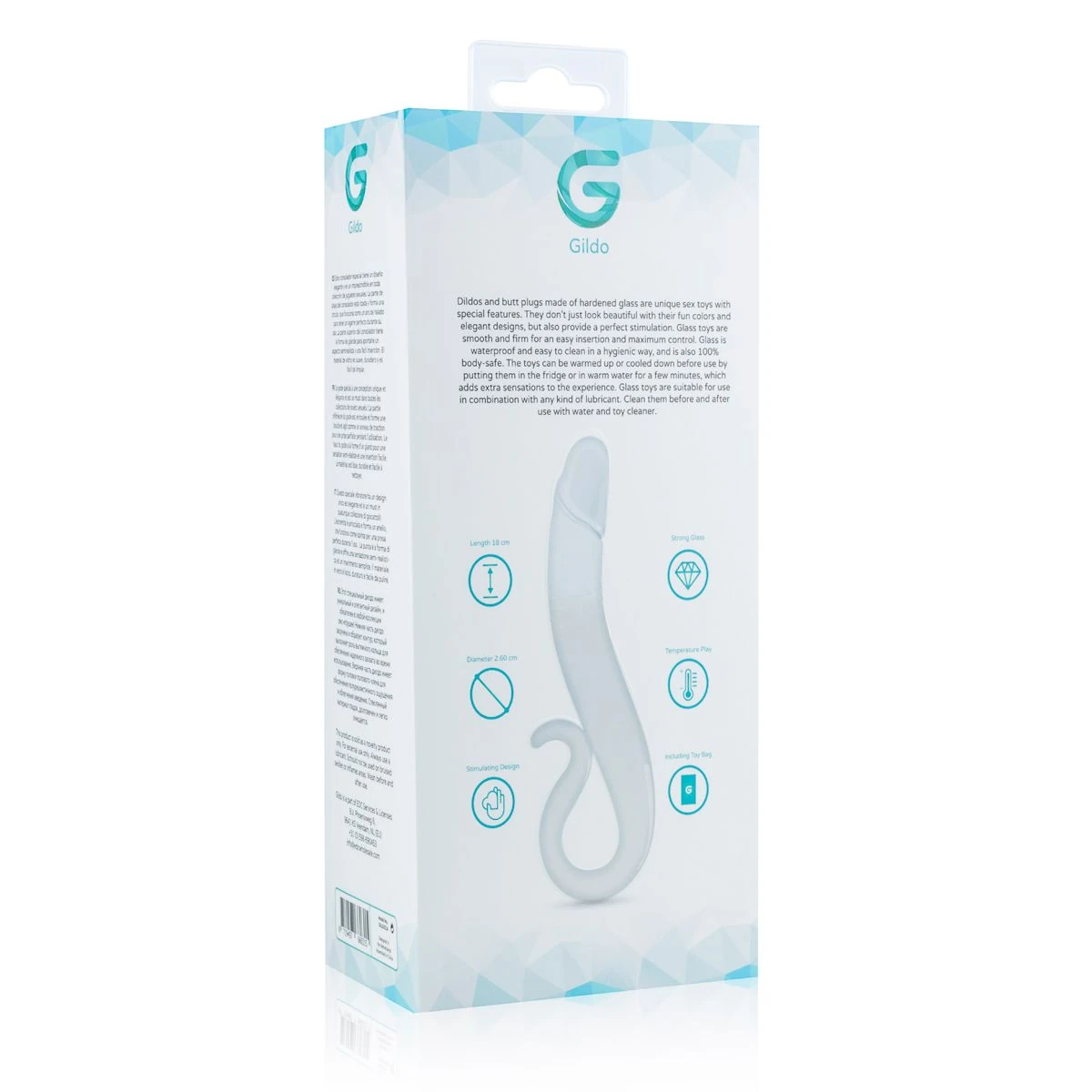 Gildo - Glass Dildo No. 14 - 18 cm