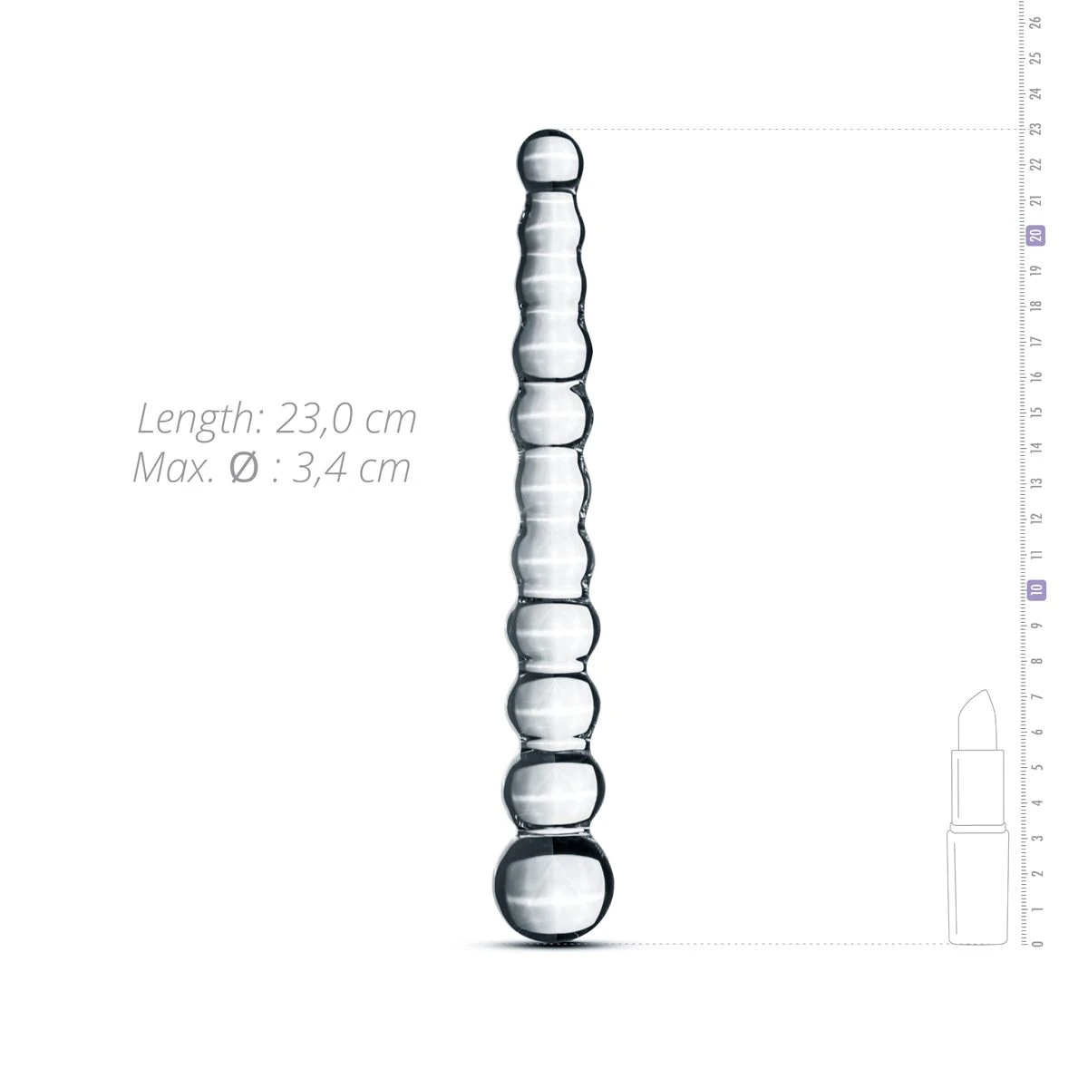 Gildo - Glass Dildo No. 20 - 23 cm
