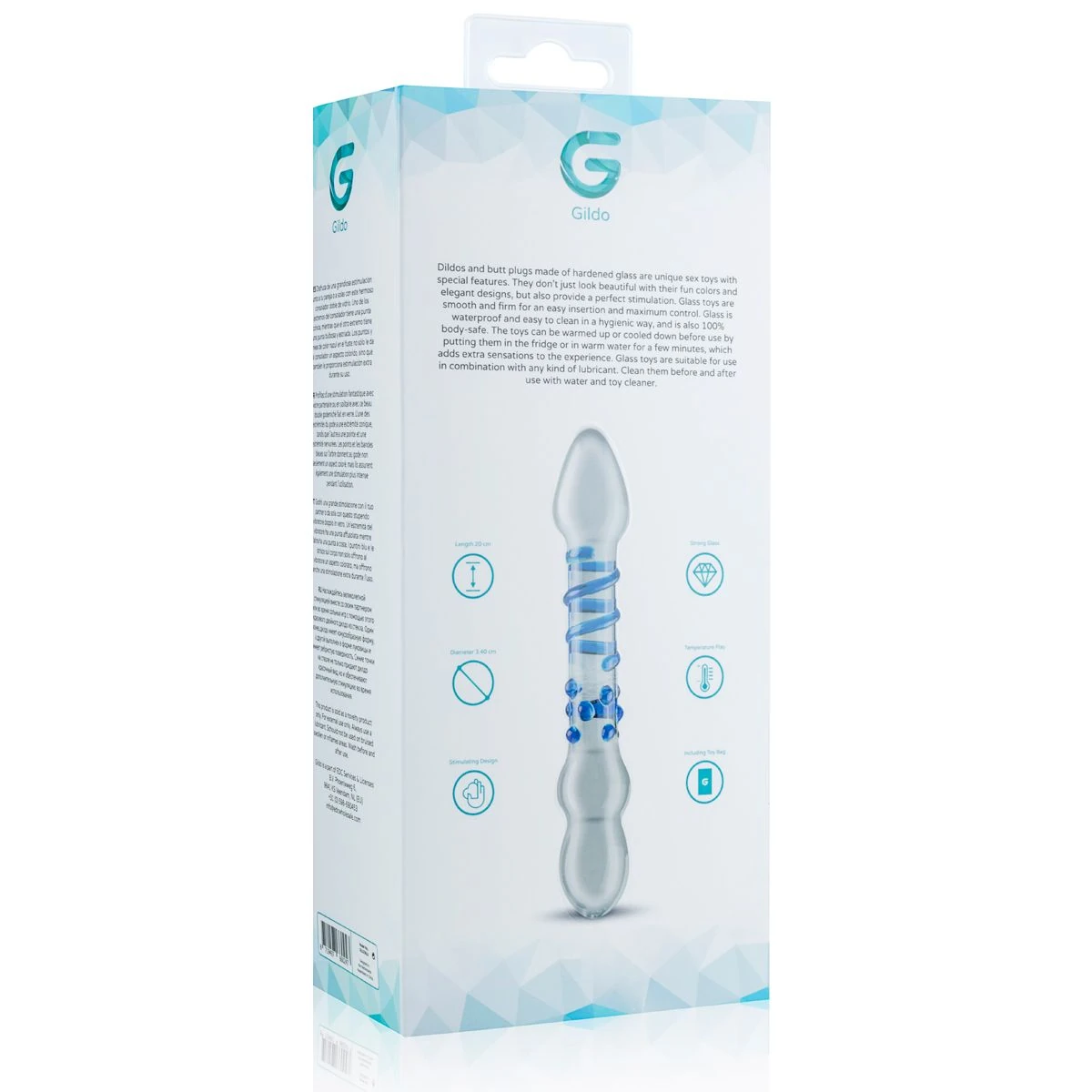 Gildo - Glass Dildo No. 21 - 19 cm