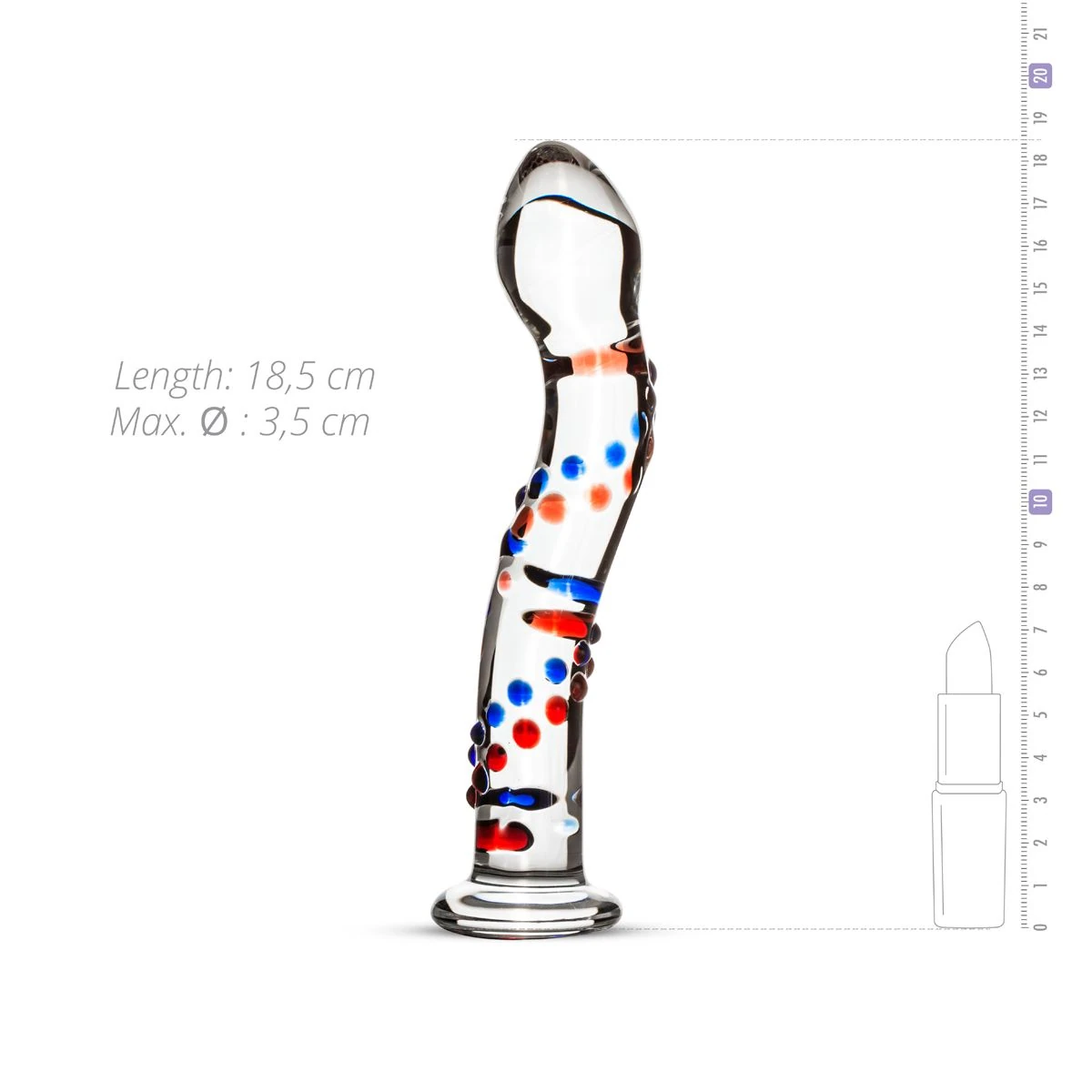 Gildo - Glass Dildo No. 3 - 18,5 cm