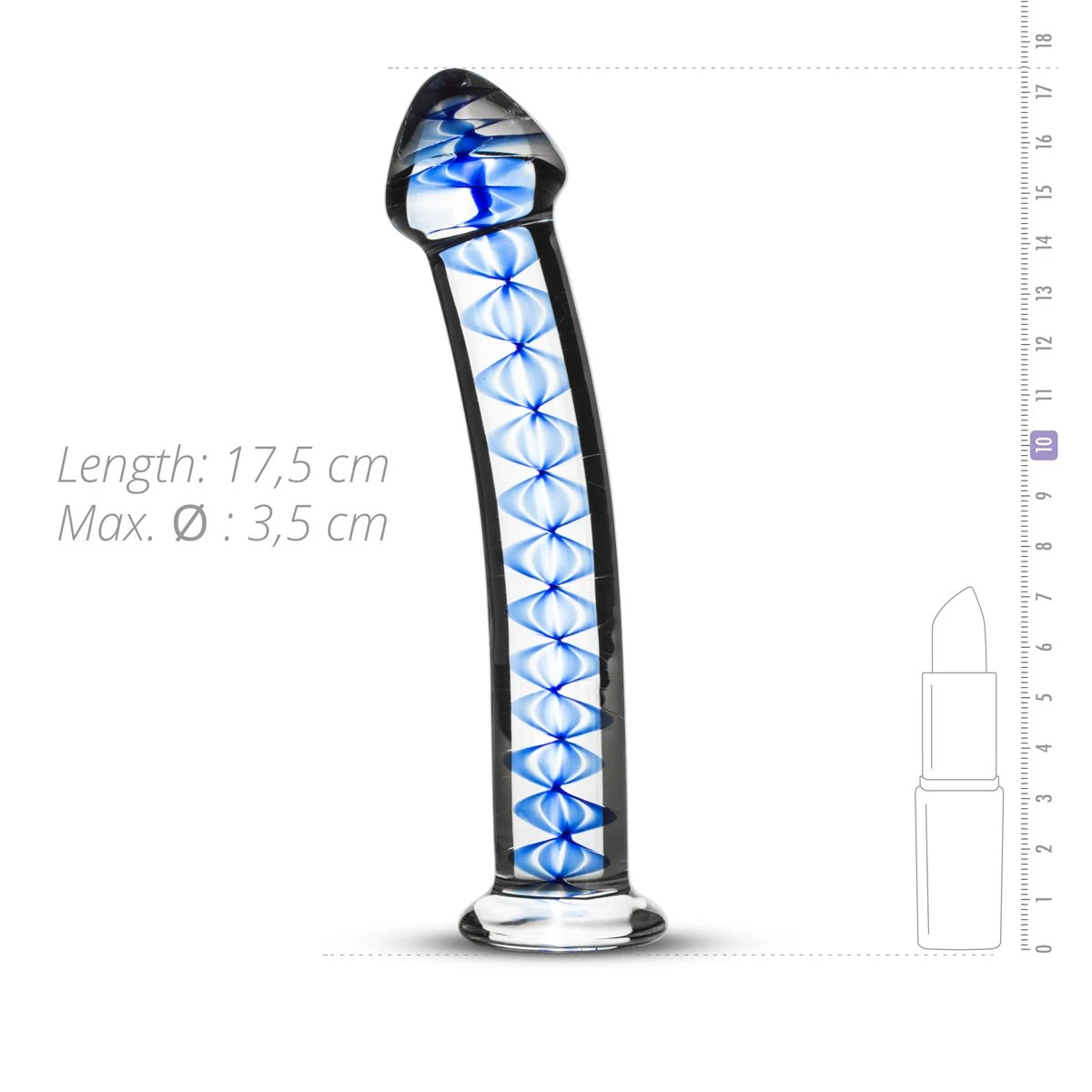 Gildo - Glass Dildo No. 4 - 17,5 cm
