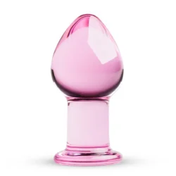 Gildo - Pink Glass Buttplug - 9 cm