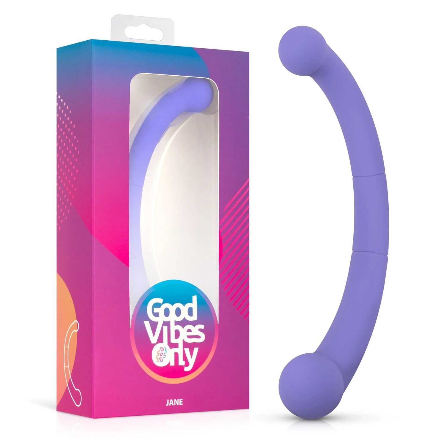 Good Vibes Only - Double End Vibrator Jane - Purple