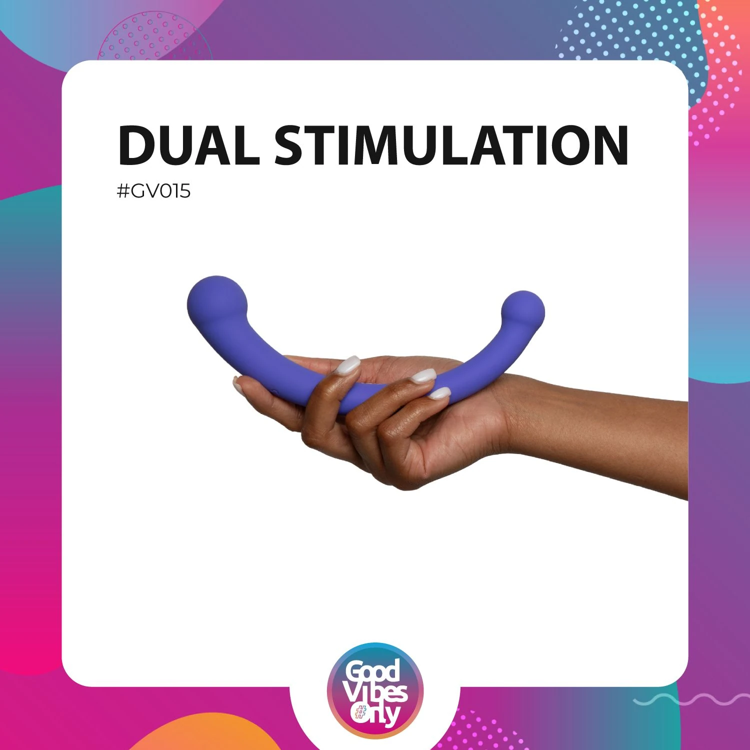 Good Vibes Only - Double End Vibrator Jane - Purple