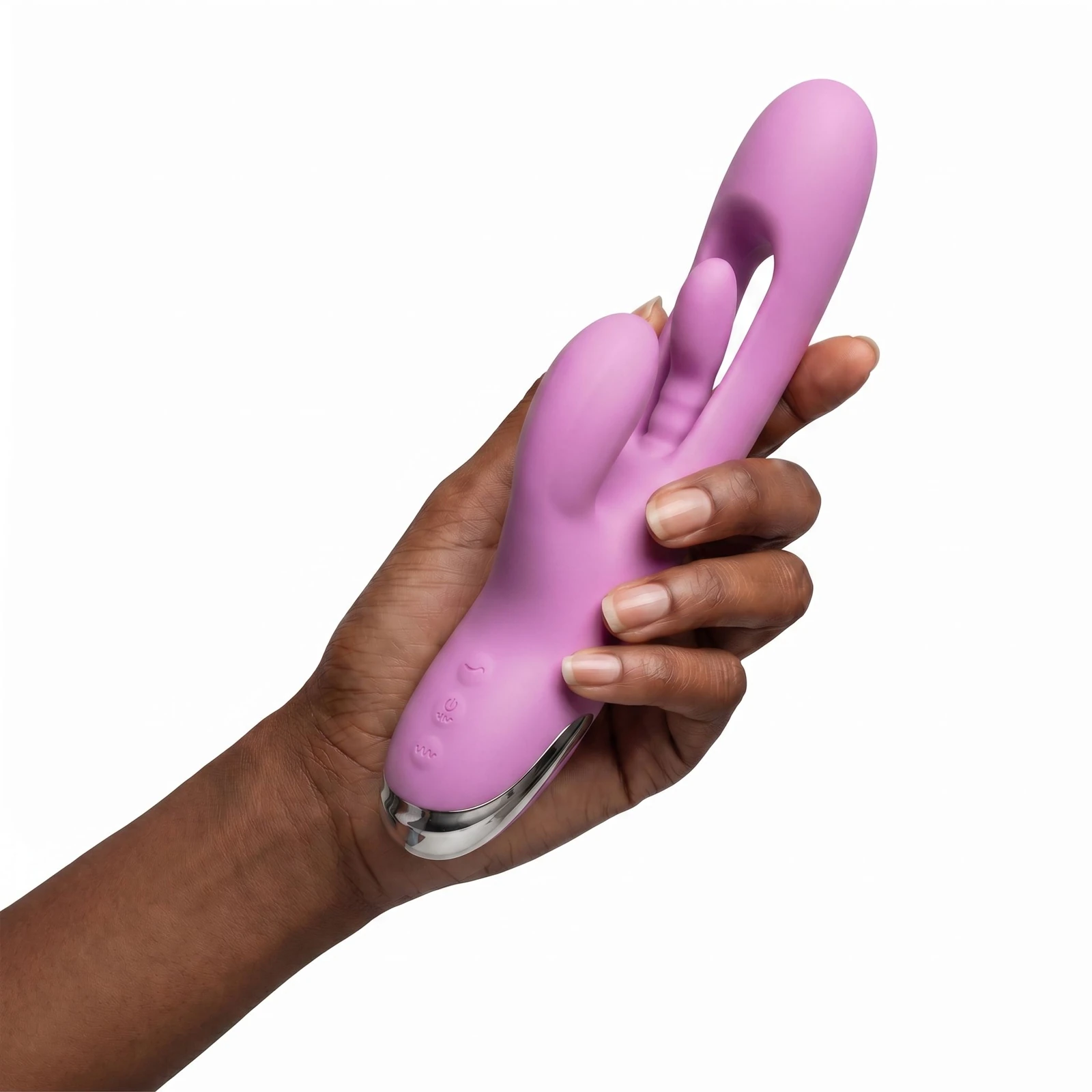Good Vibes Only - Rabbit Vibrator Moving Finger - Purple