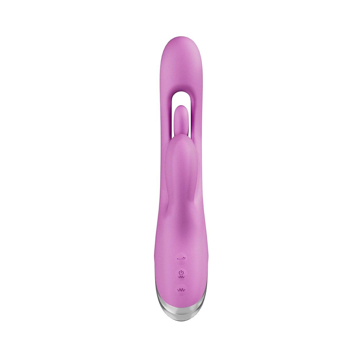 Good Vibes Only - Rabbit Vibrator Moving Finger - Purple