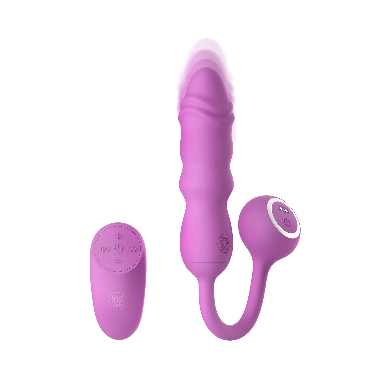 Good Vibes Only - Thrusting Bullet Remote - Pink