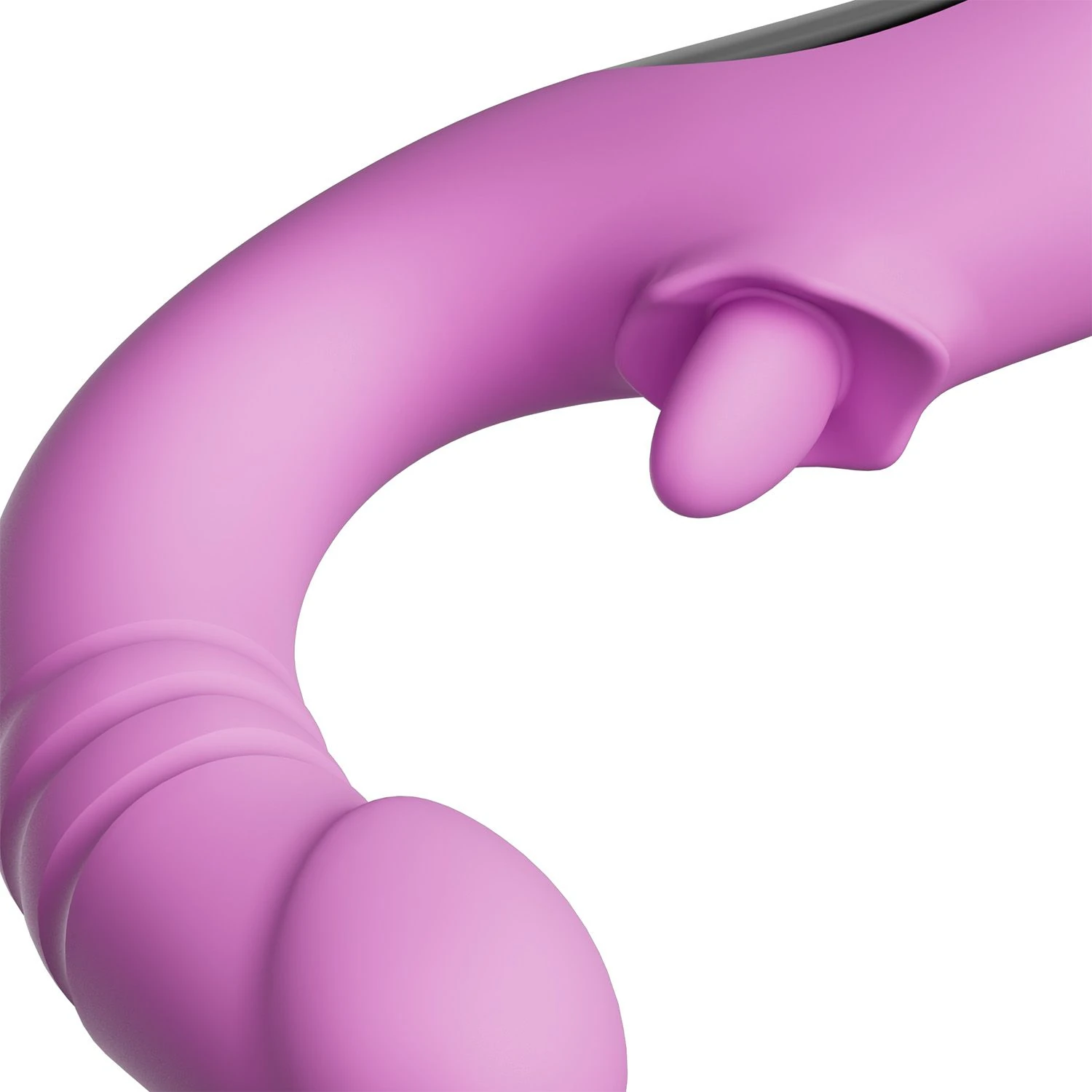 Good Vibes Only - Thrusting Tongue Vibrator - Pink