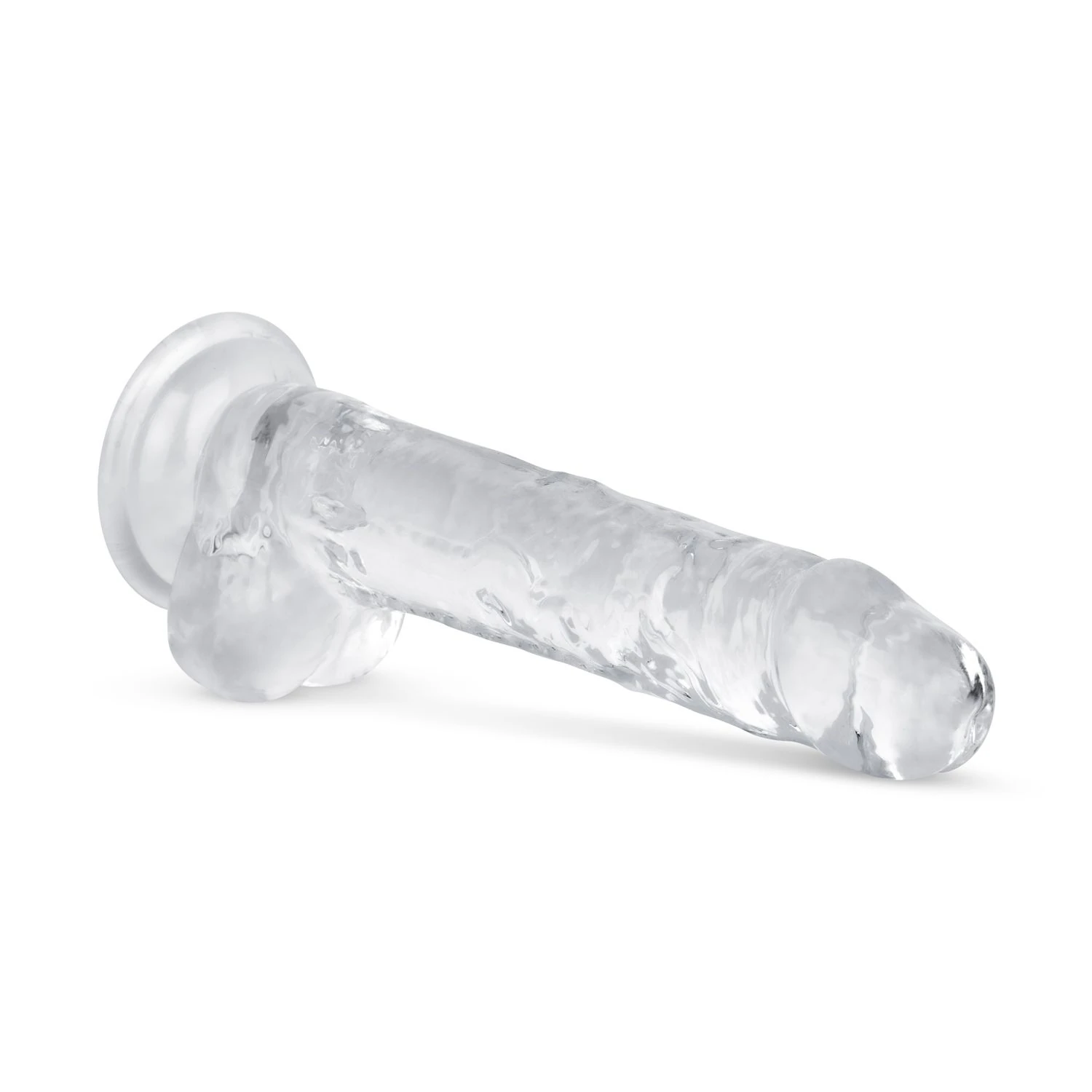 Jelly Dildo with Balls - 17 cm