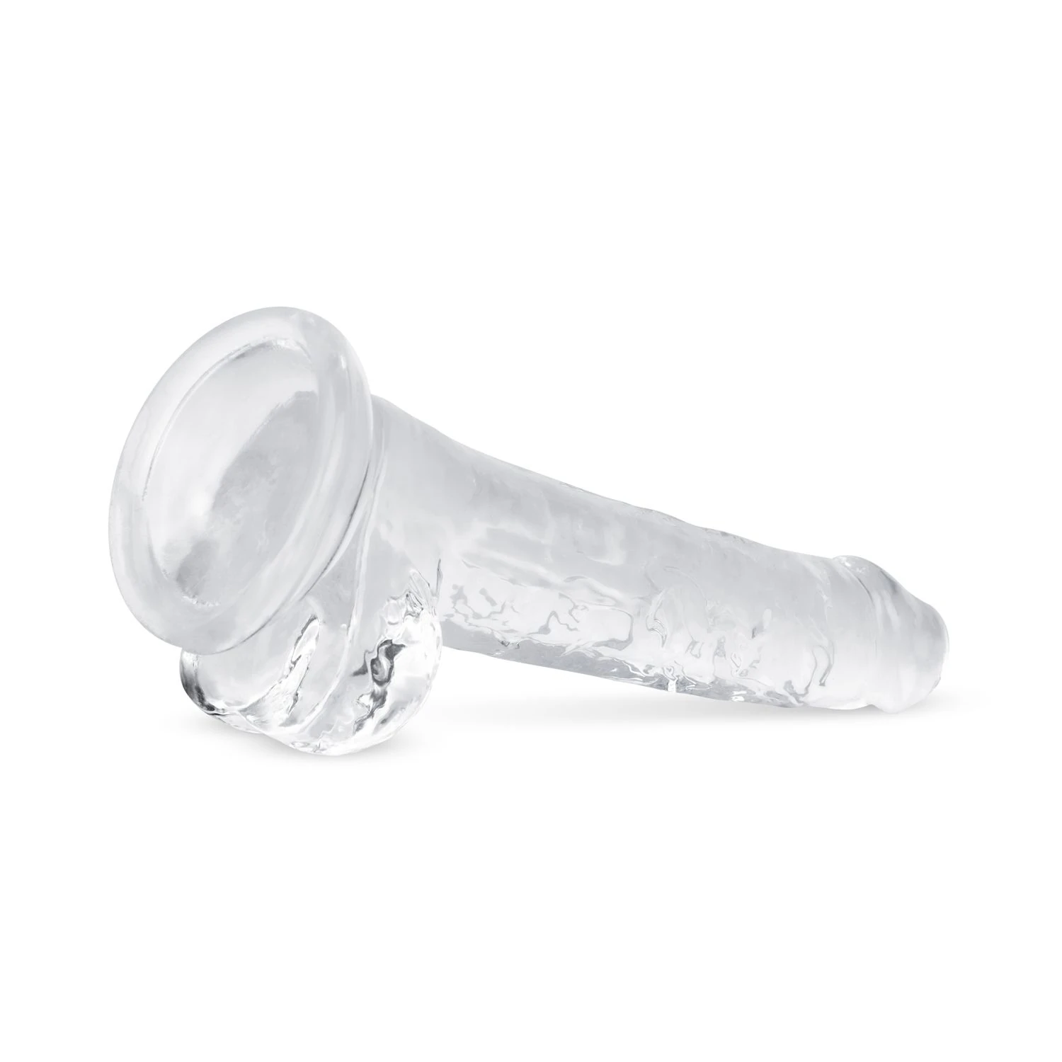 Jelly Dildo with Balls - 17 cm