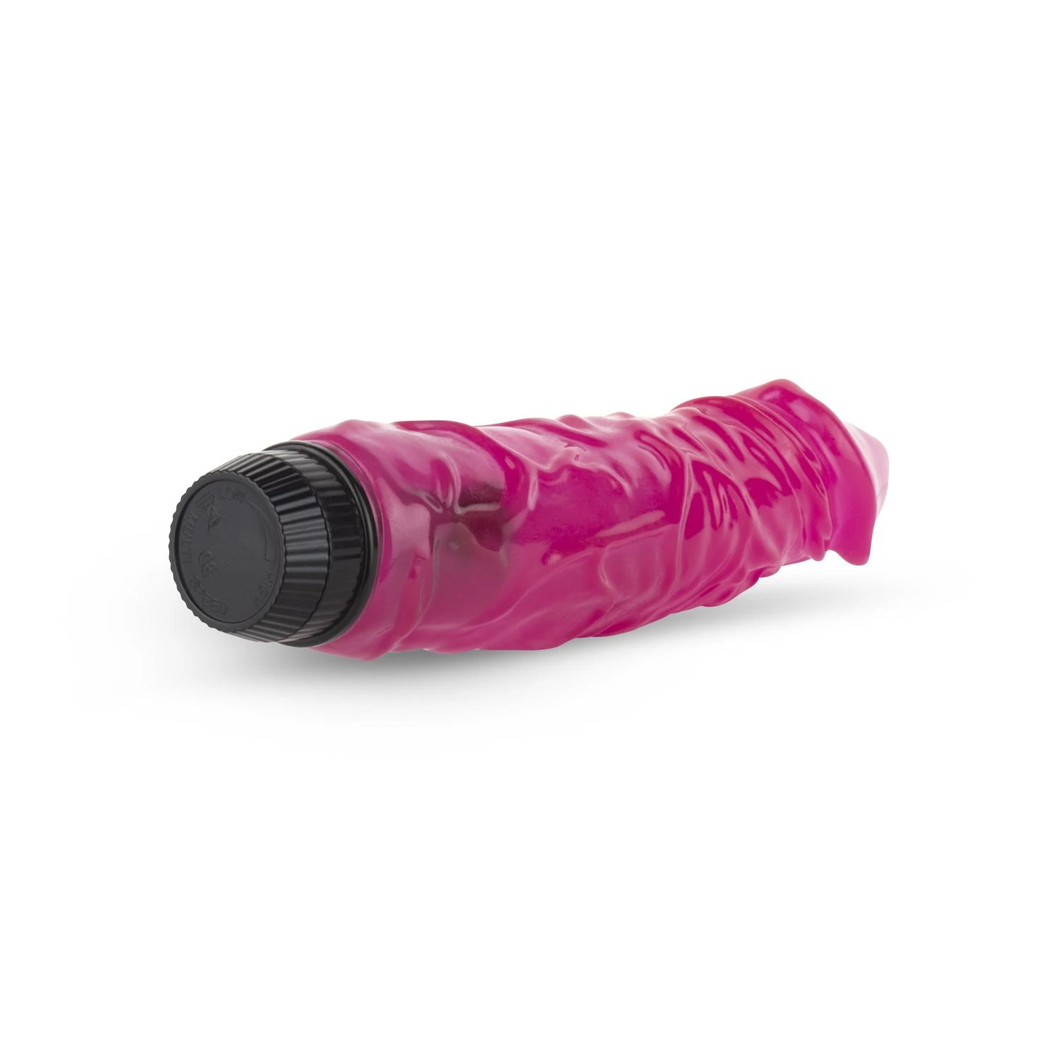 Jelly Supreme - Realistic Vibrator Pink/Glitter - 24 cm