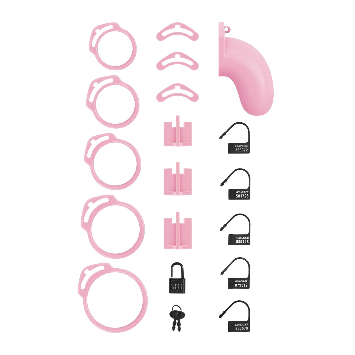 LOCKDOWN - Chastity Cage Medium - Pink