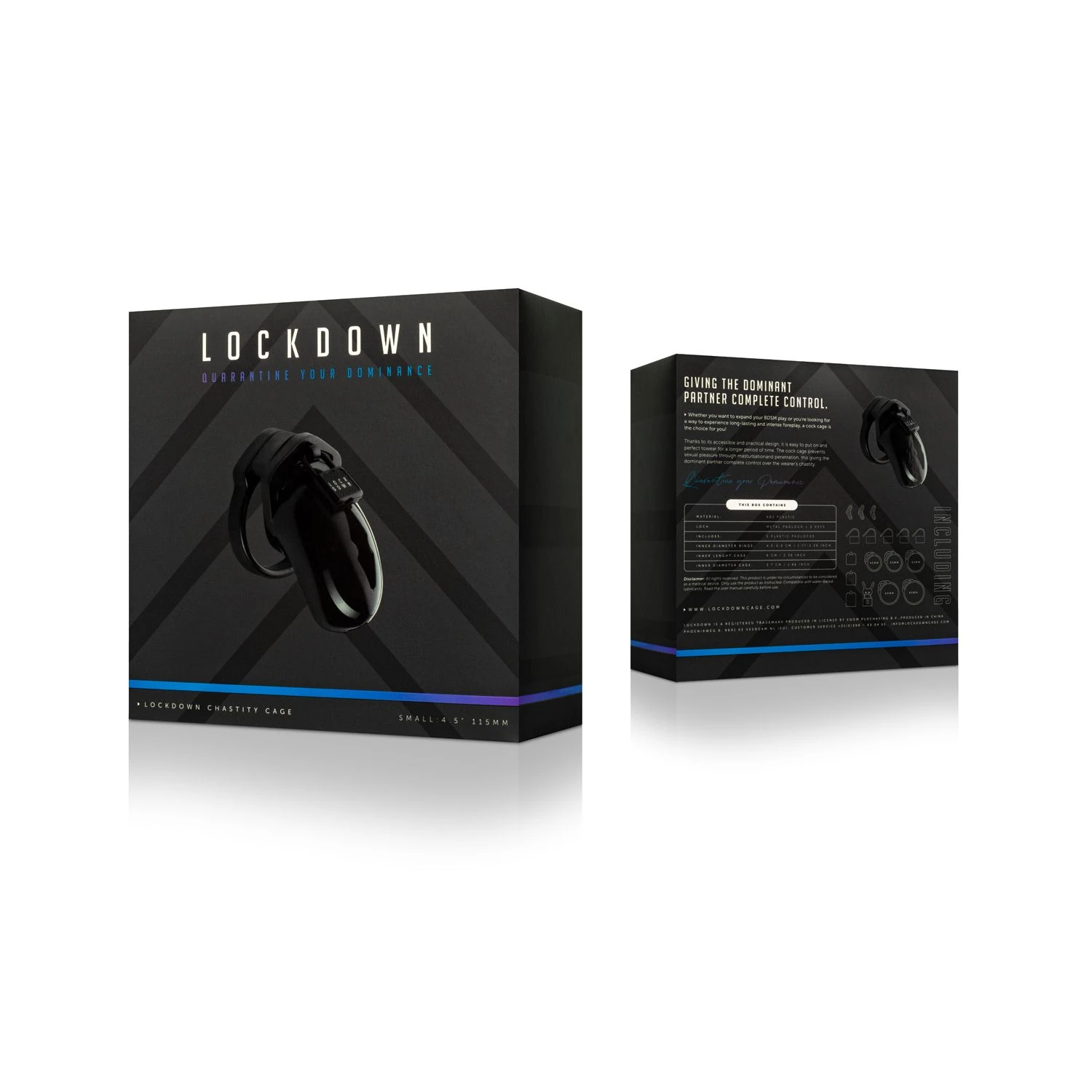 Lockdown Chastity Cage - Small