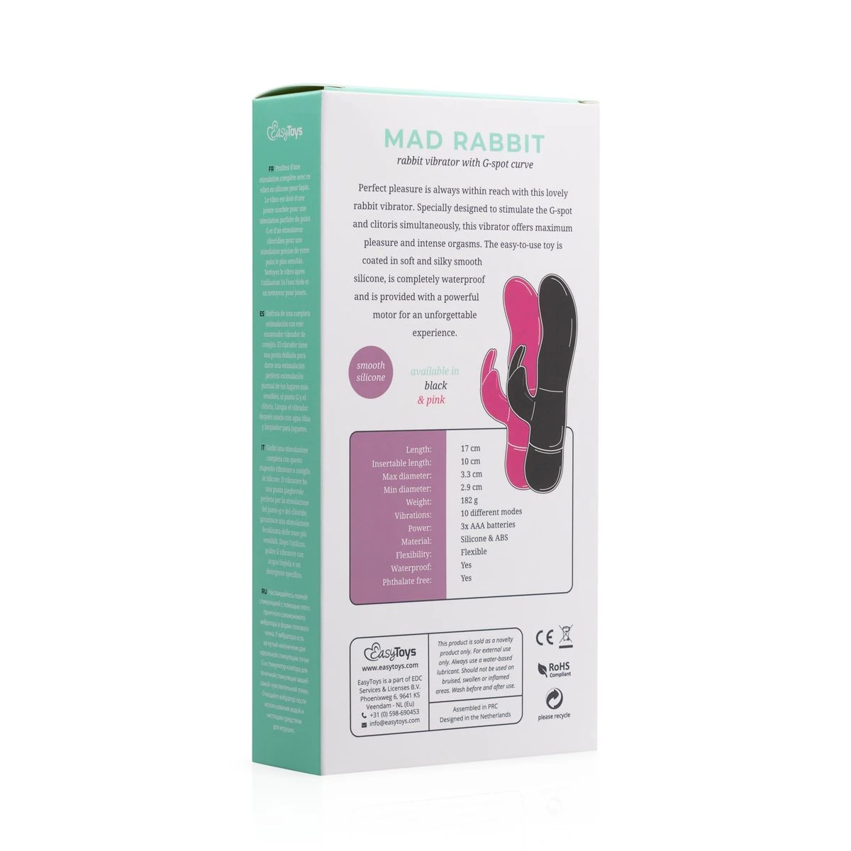 Mad Rabbit Vibrator - Pink