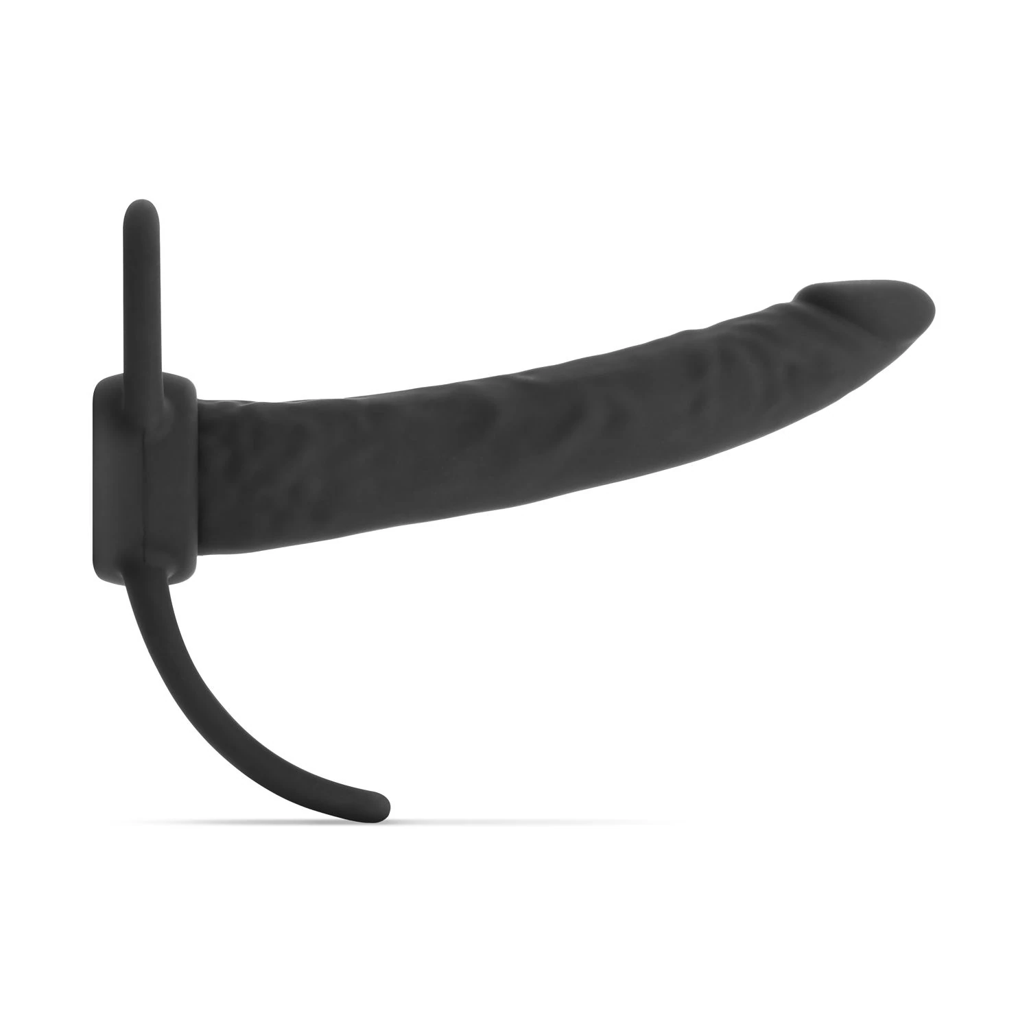 Men Only - Dildo with Cock Ring - Black