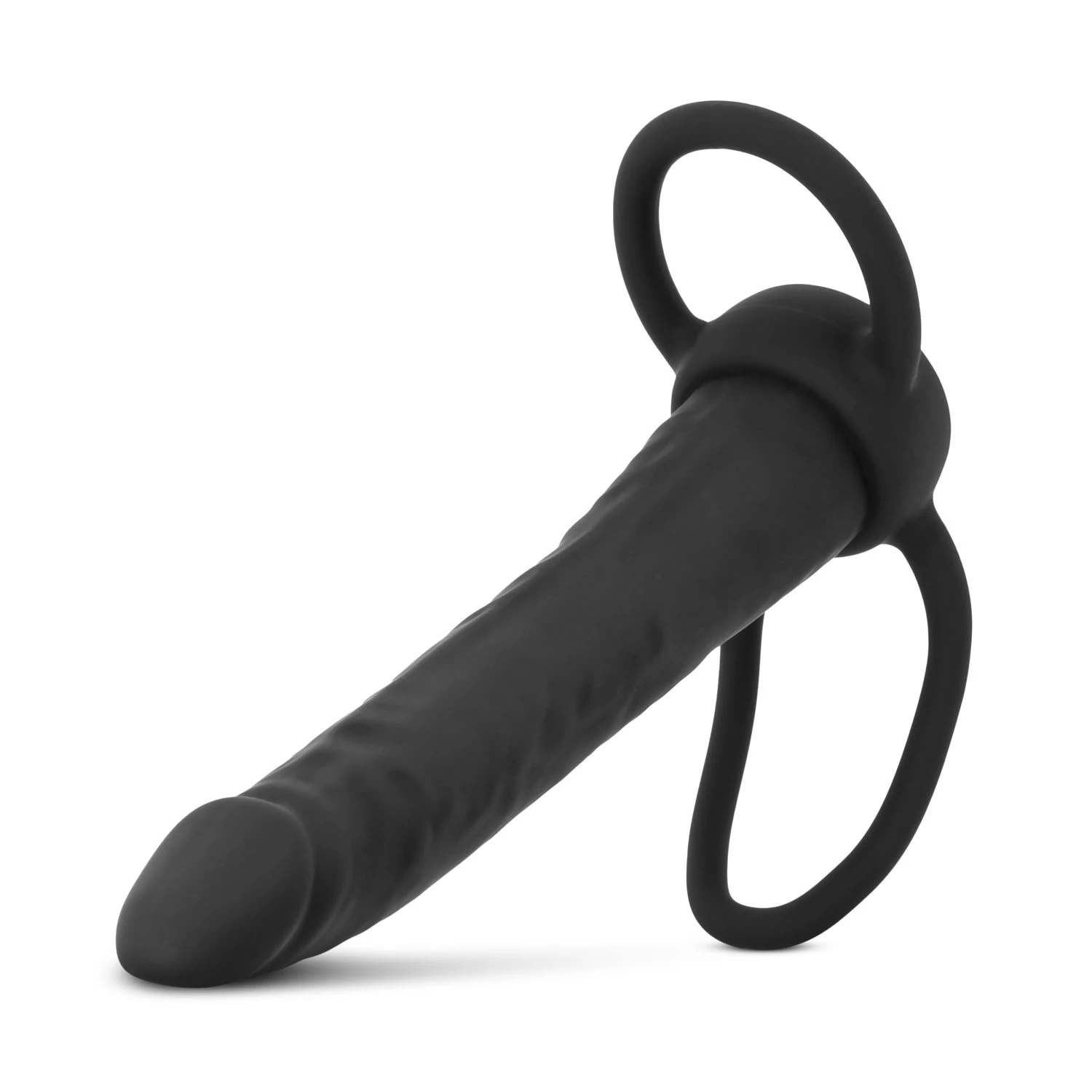 Men Only - Dildo with Cock Ring - Black