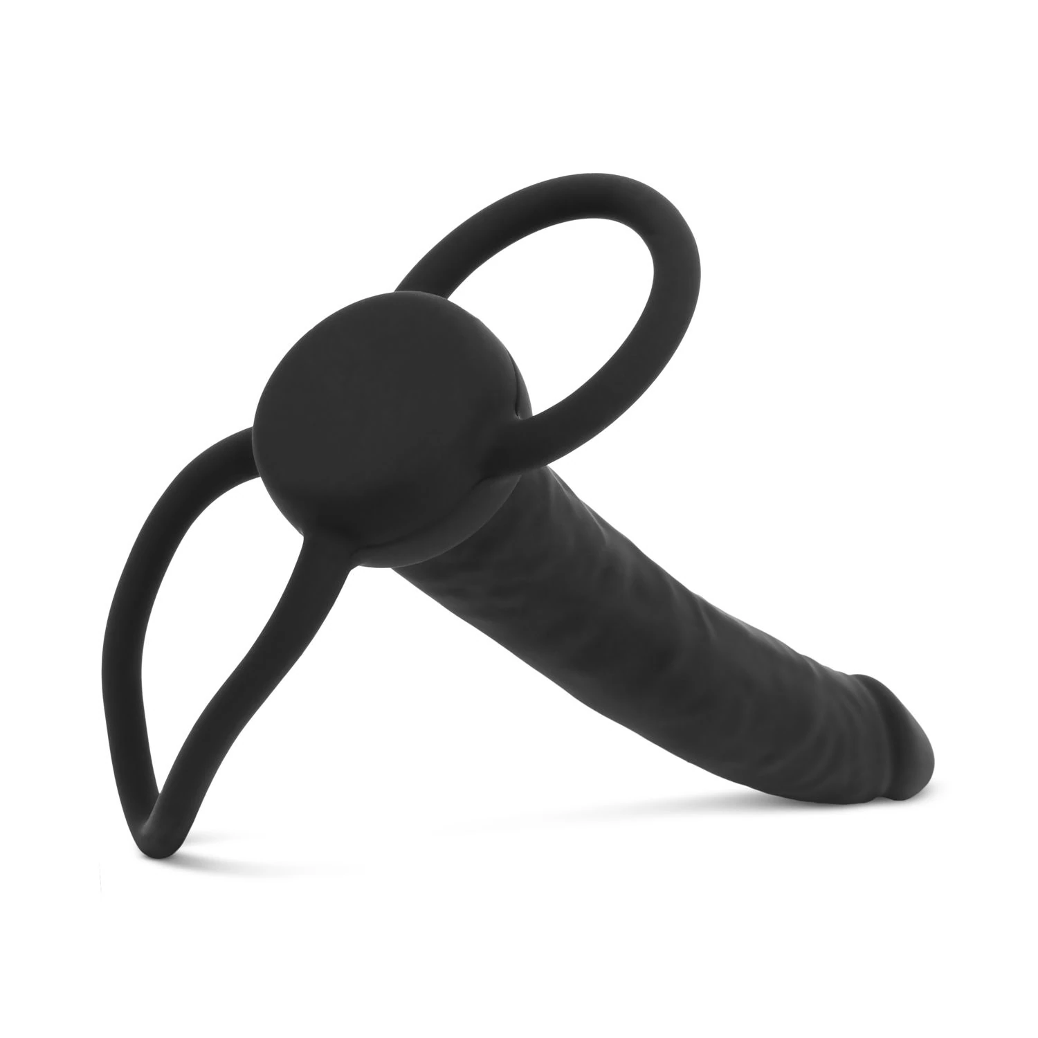 Men Only - Dildo with Cock Ring - Black