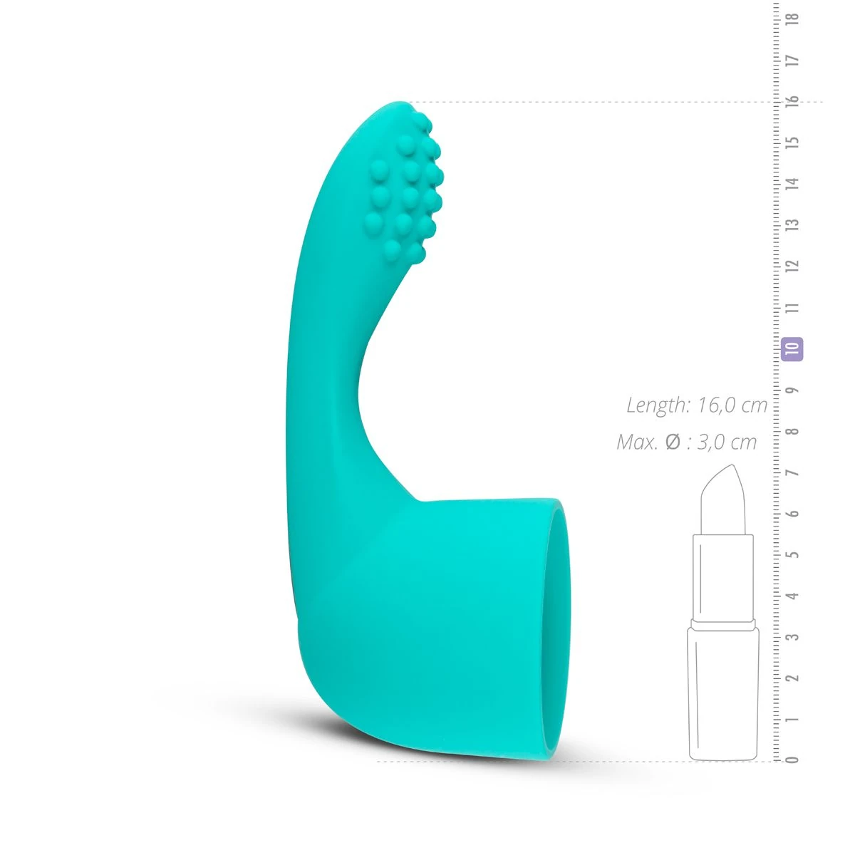 MyMagicWand G-Spot Attachment - Turquoise