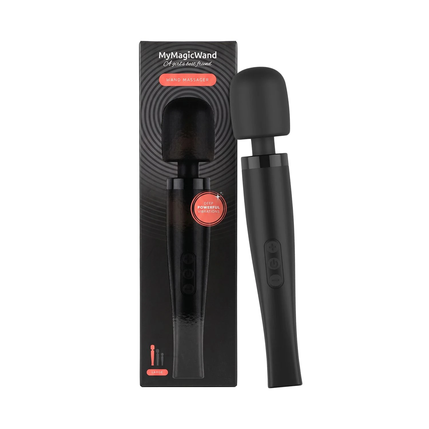 MyMagicWand - Wand Vibrator Large - Black