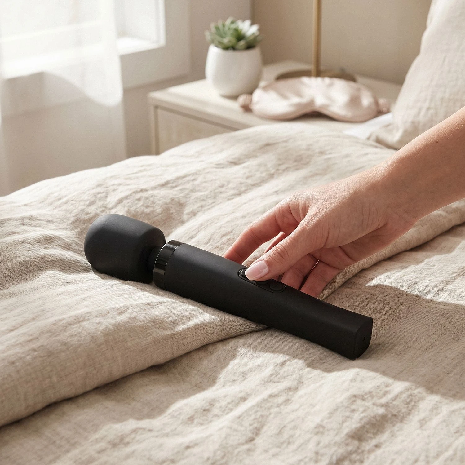 MyMagicWand - Wand Vibrator Medium - Black
