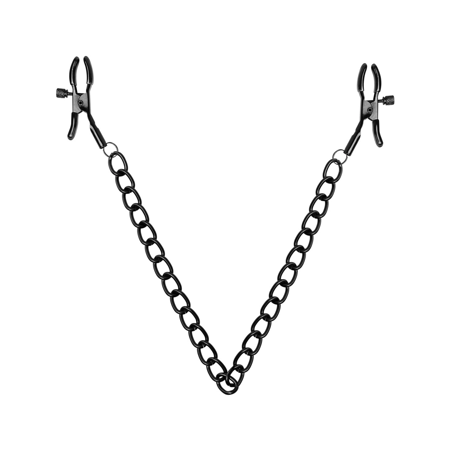 Nipple Clamps with Chain - Black