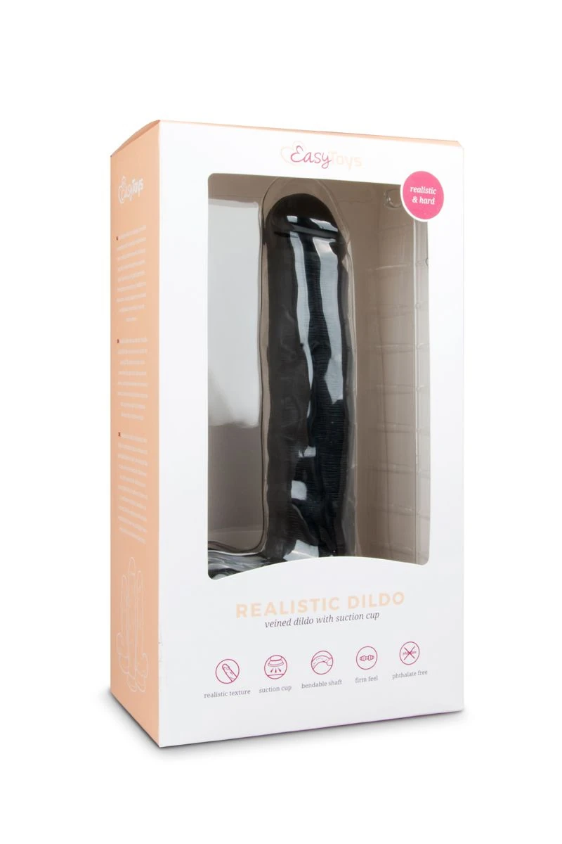 Realistic Dildo Black - 29,5