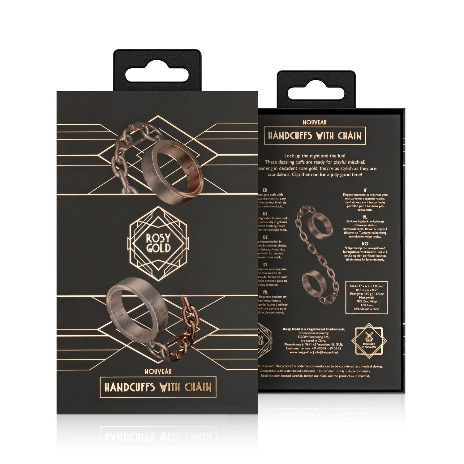 Rosy Gold - Handcuffs - Rosegold