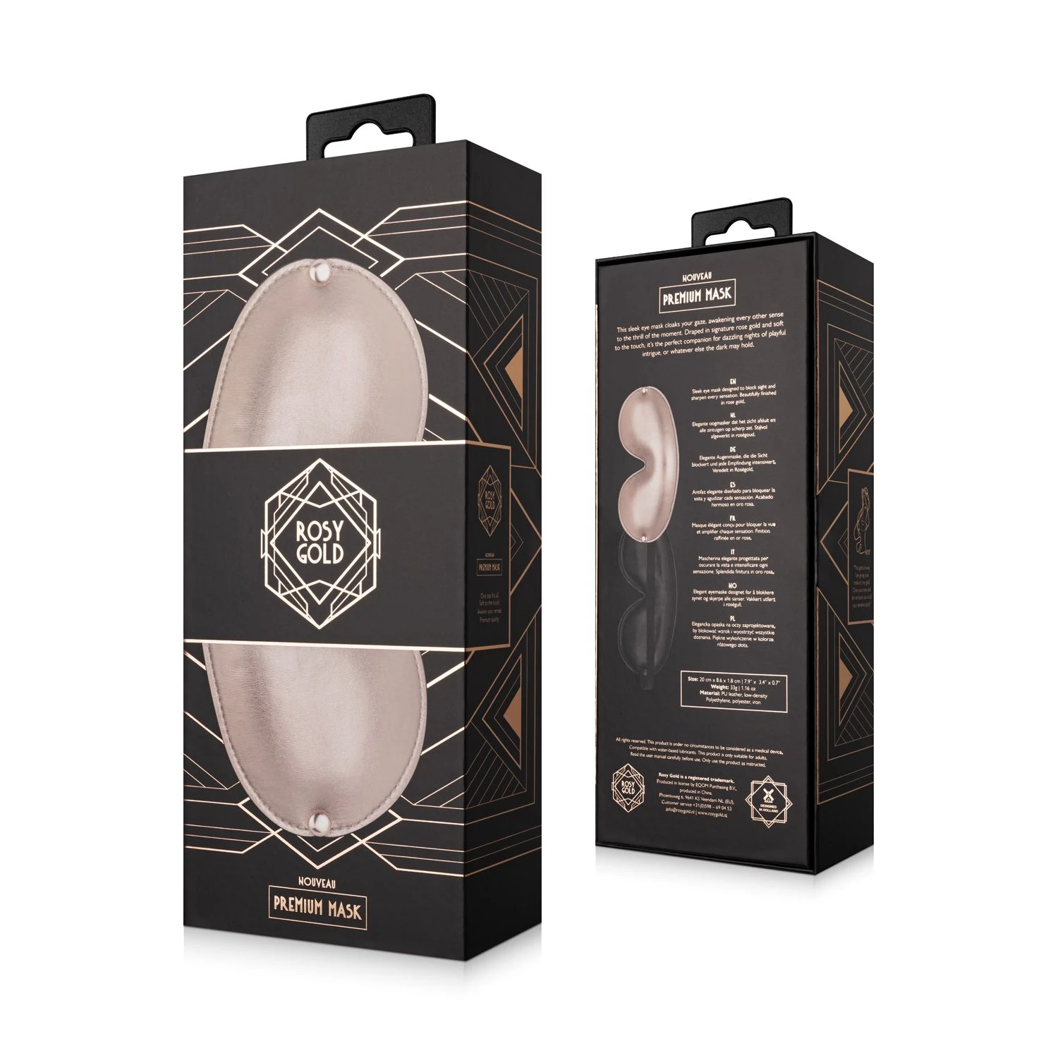 Rosy Gold - Premium Mask - Rosegold