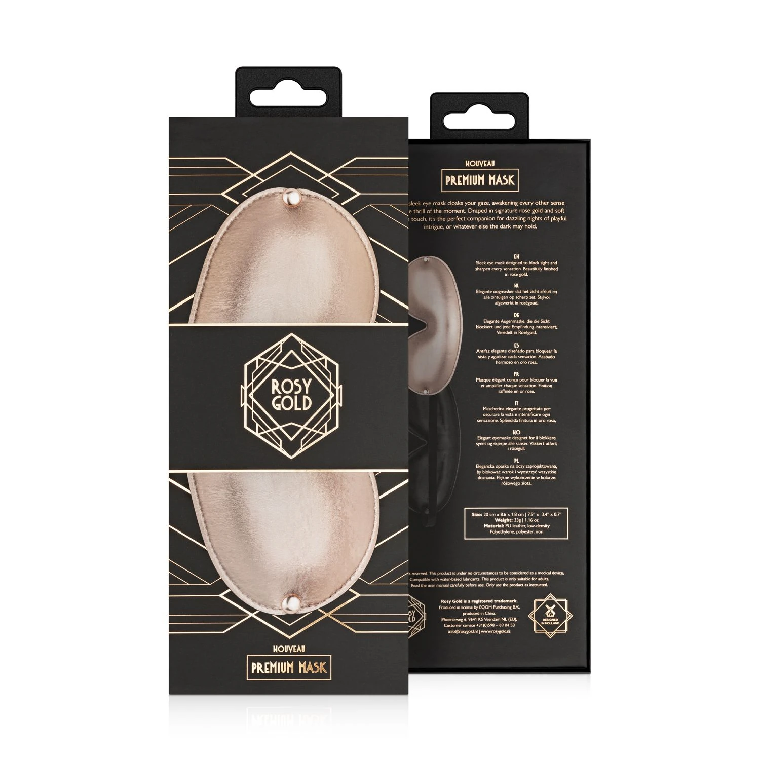 Rosy Gold - Premium Mask - Rosegold