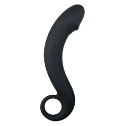 Silicone Black Prostate Dildo - 17,5 cm
