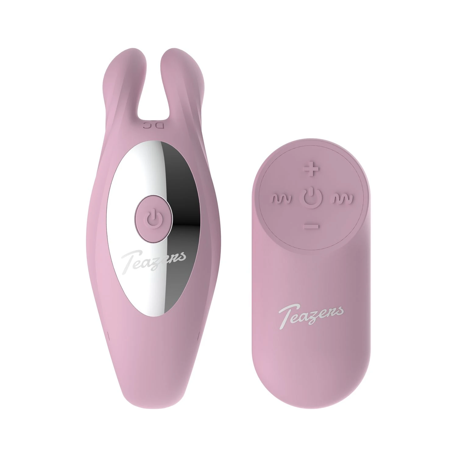 Teazers – Bunny Couple Vibrator with Remote – Pink