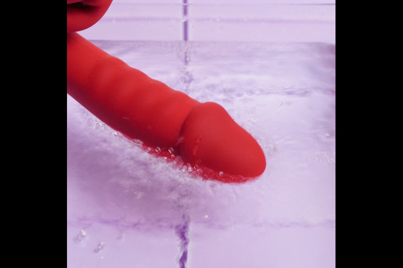 Teazers Dildo with Clitoris Stimulator