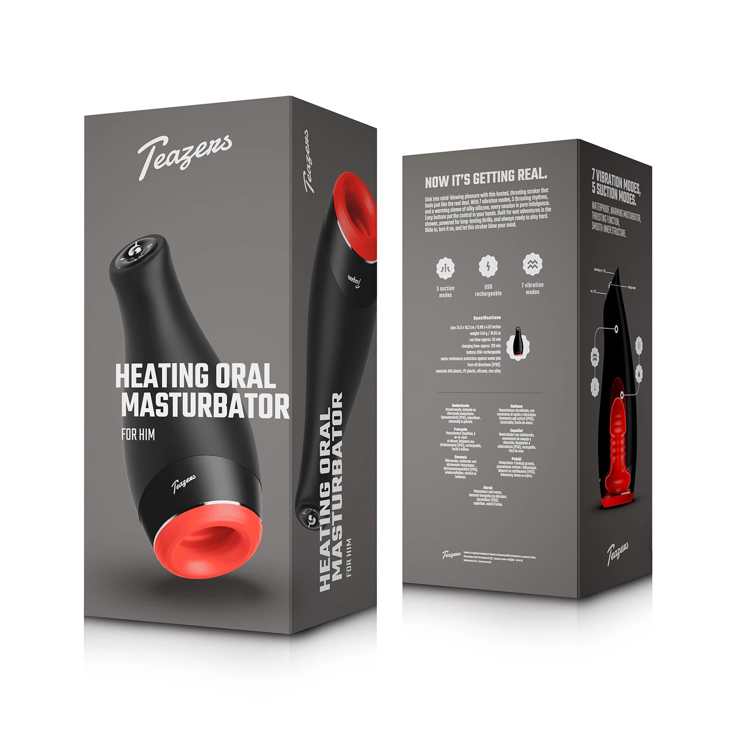 Teazers - Heating and Thrusting Oral Masturbator